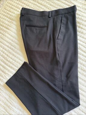 Express navy blue Men's Dress Pants - Flat Front